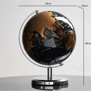 Globo Terrestre Metálico Giratório – Obra Decorativa Criativa para Educação e Decoração