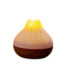 Umidificador Vulcão 300ml com LED 7 Cores e Difusor USB de Aromaterapia